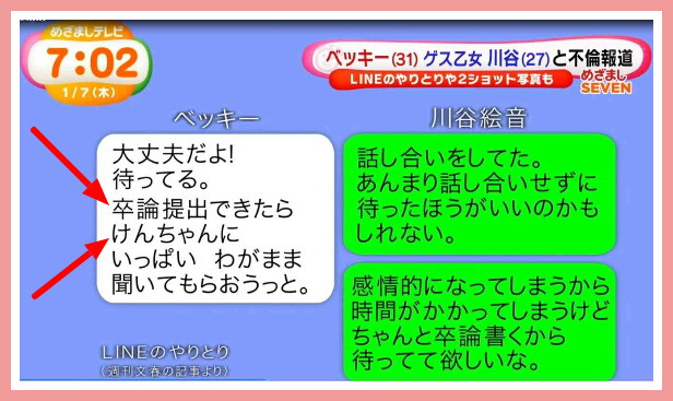 川谷絵音ベッキーLINE馴れ初め