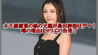 木下優樹菜の娘の父親と島田紳助